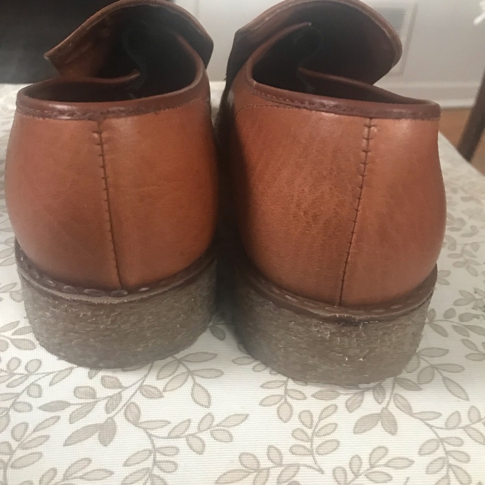 Vintage Hush Puppies’ Men’s Leather Loafers - Size 7.5 - Picture 3 of 12
